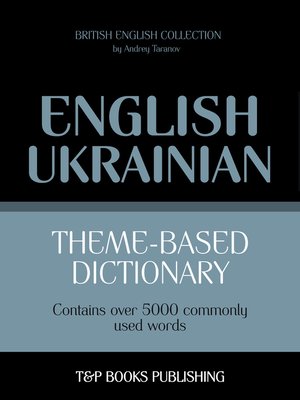 cover image of Theme-Based Dictionary